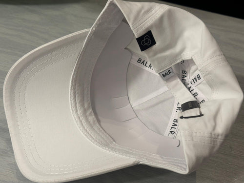 BALR. Baseball Cap - Metal Logo (White)