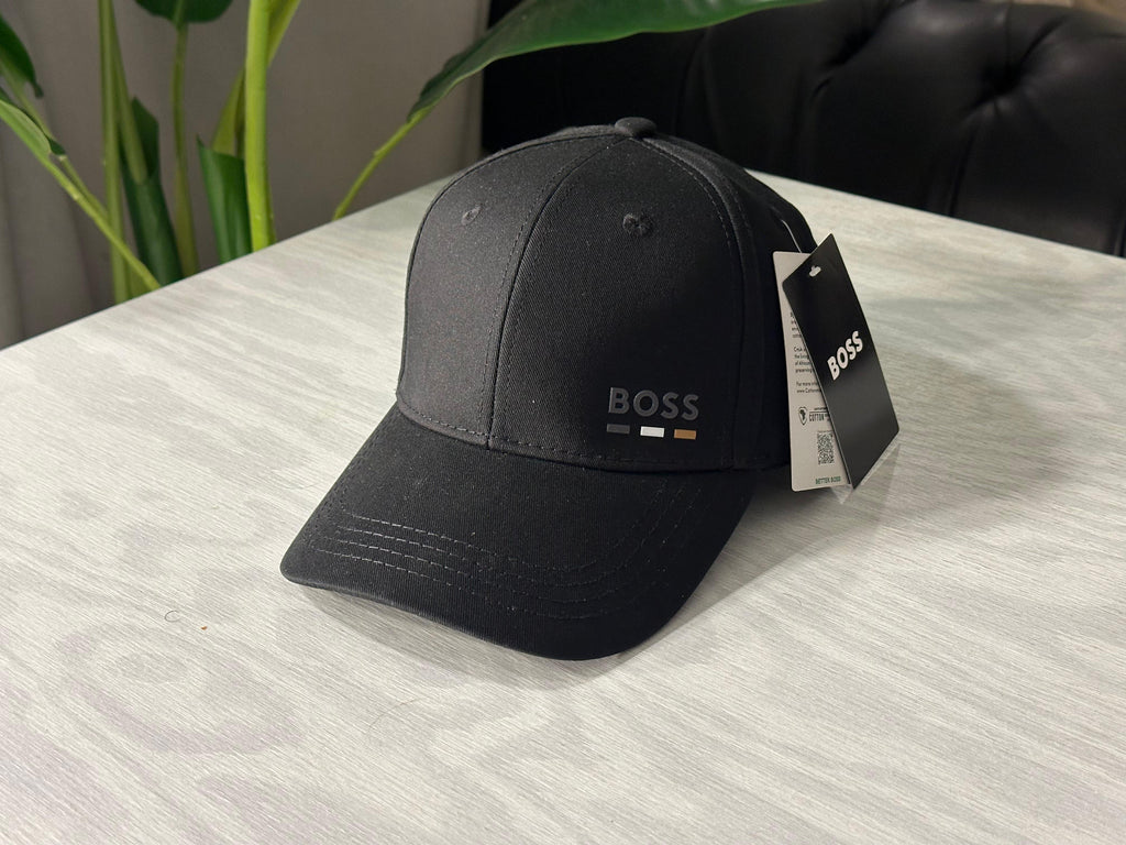 BOSS Signature Logo Baseball Cap - Black