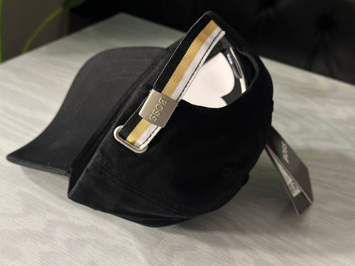 BOSS Signature Logo Baseball Cap - Black