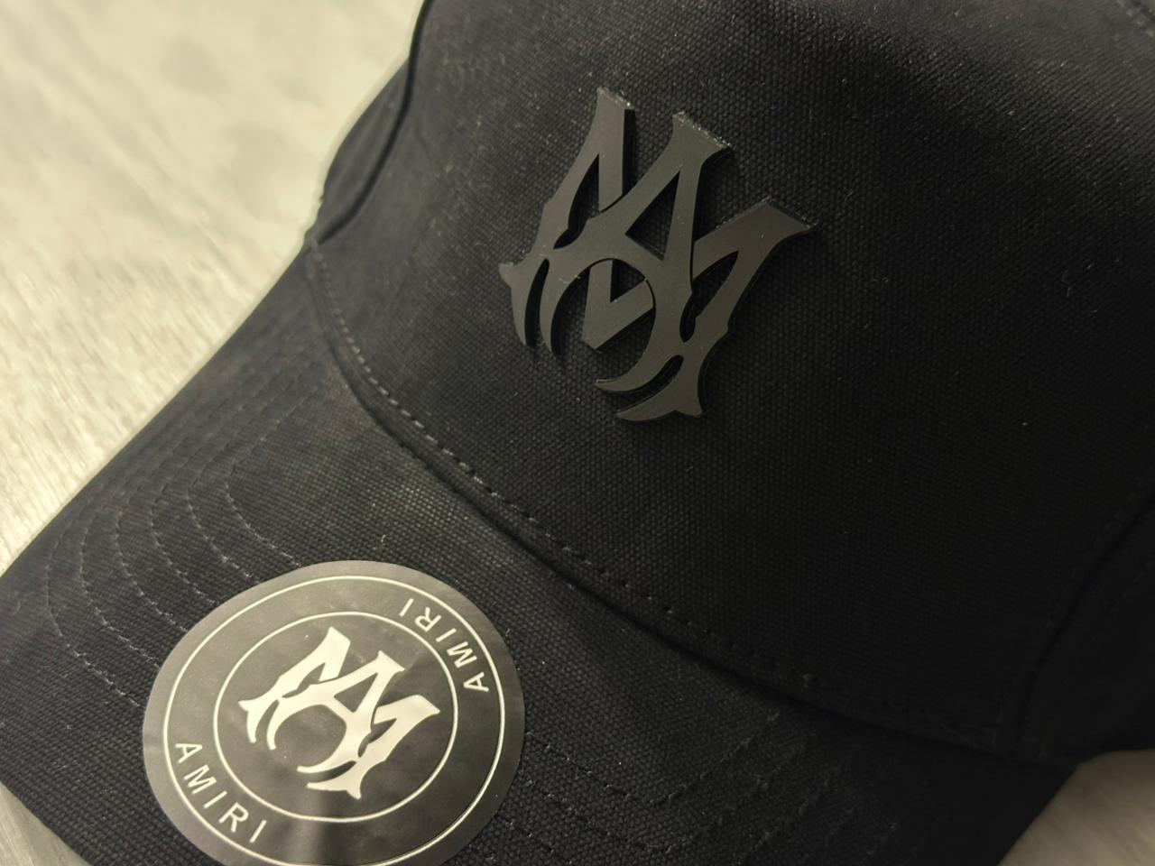 AMIRI MA Core Logo Baseball Cap - Black