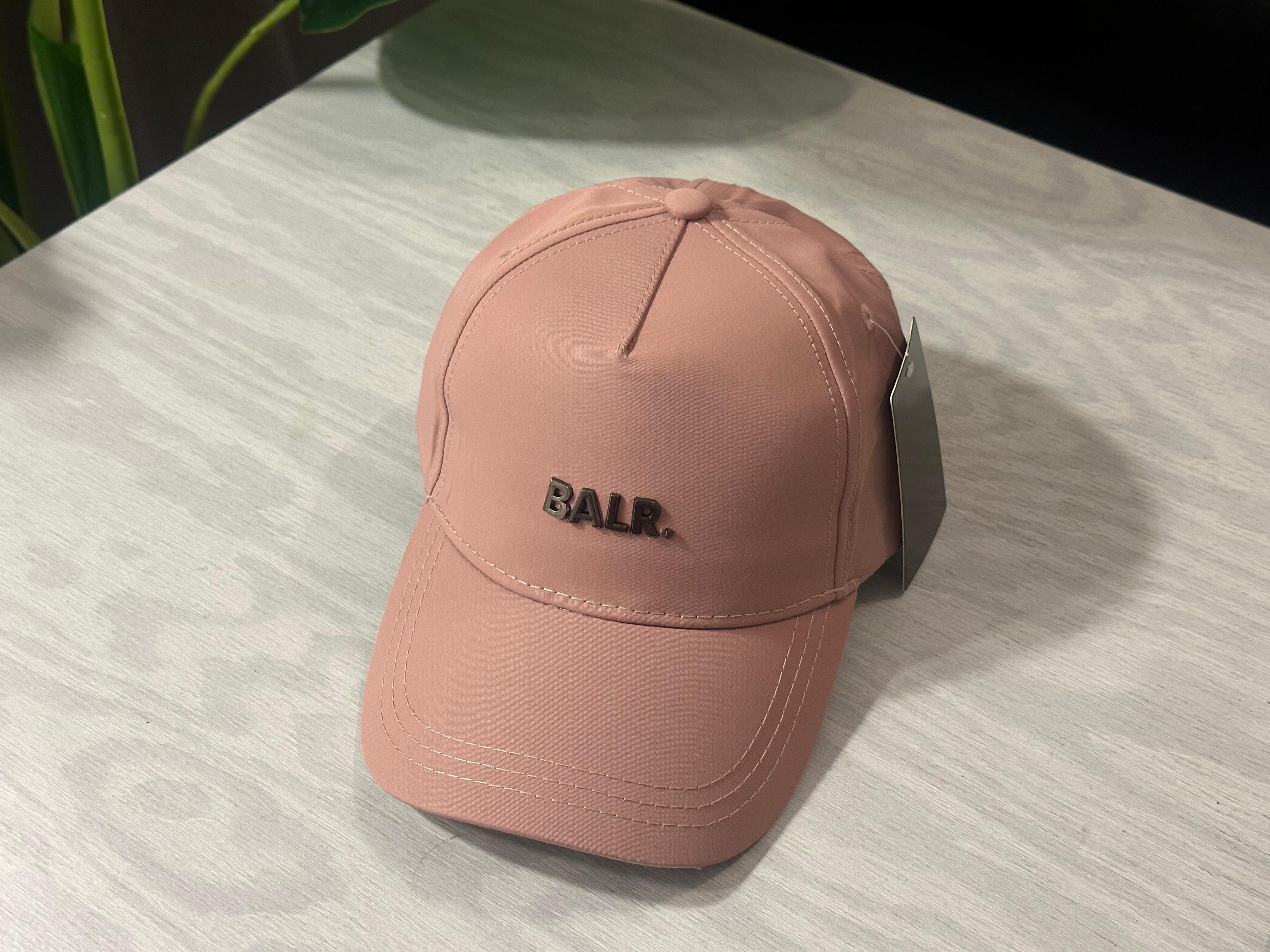 BALR. Baseball Cap - Metal Logo (Dusty Pink)