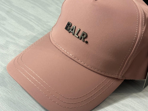 BALR. Baseball Cap - Metal Logo (Dusty Pink)