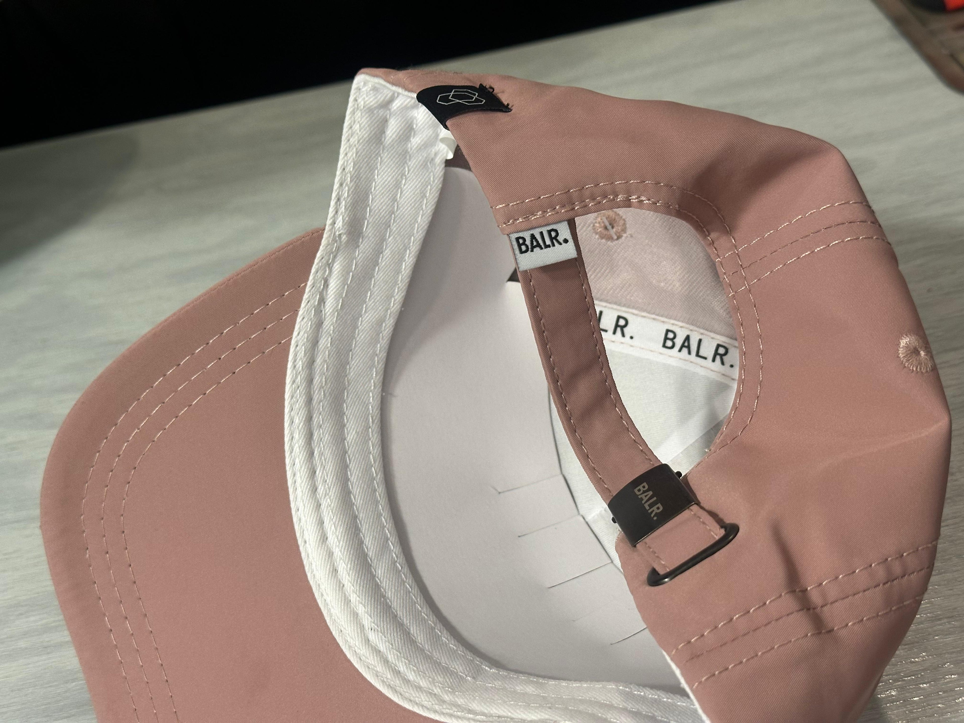 BALR. Baseball Cap - Metal Logo (Dusty Pink)