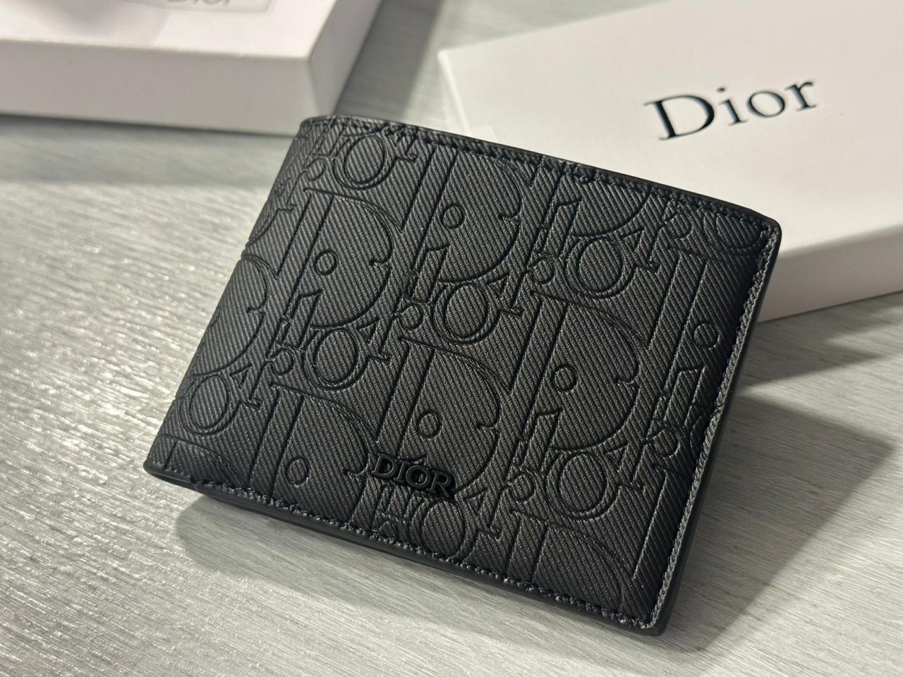 Dior Oblique Wallet - Black