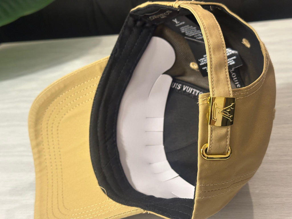 Louis Vuitton Signature Logo Patch Baseball Cap - Beige