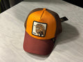 G.B Animal Farm Trucker Cap - Tops (Orange/Maroon)