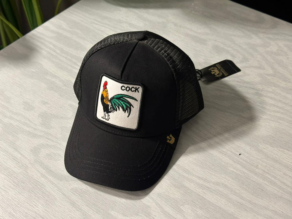 Goorin Bros Animal Farm Classic Trucker Cap - Cock (Black)