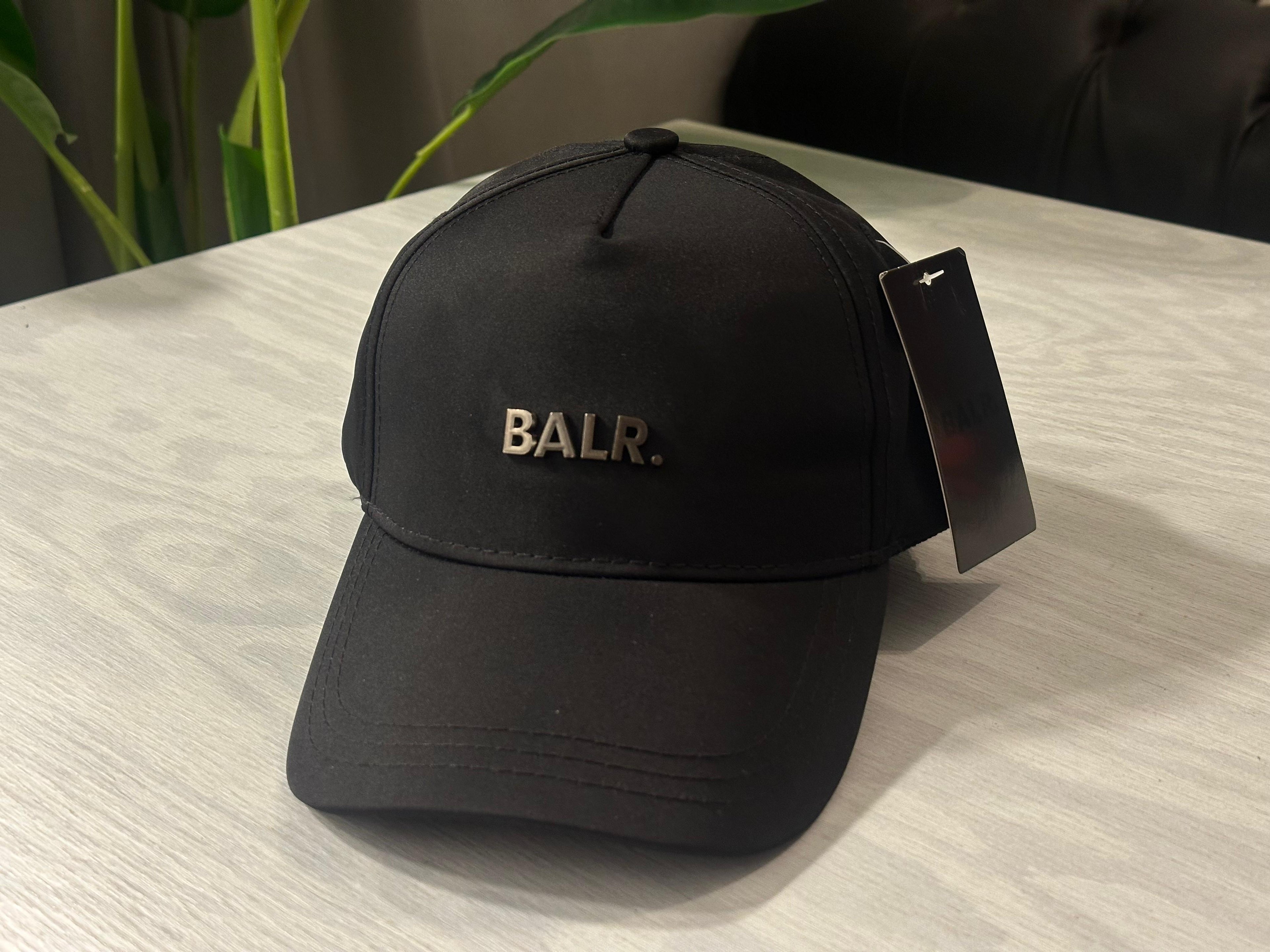 BALR. Baseball Cap - Metal Logo (Black)