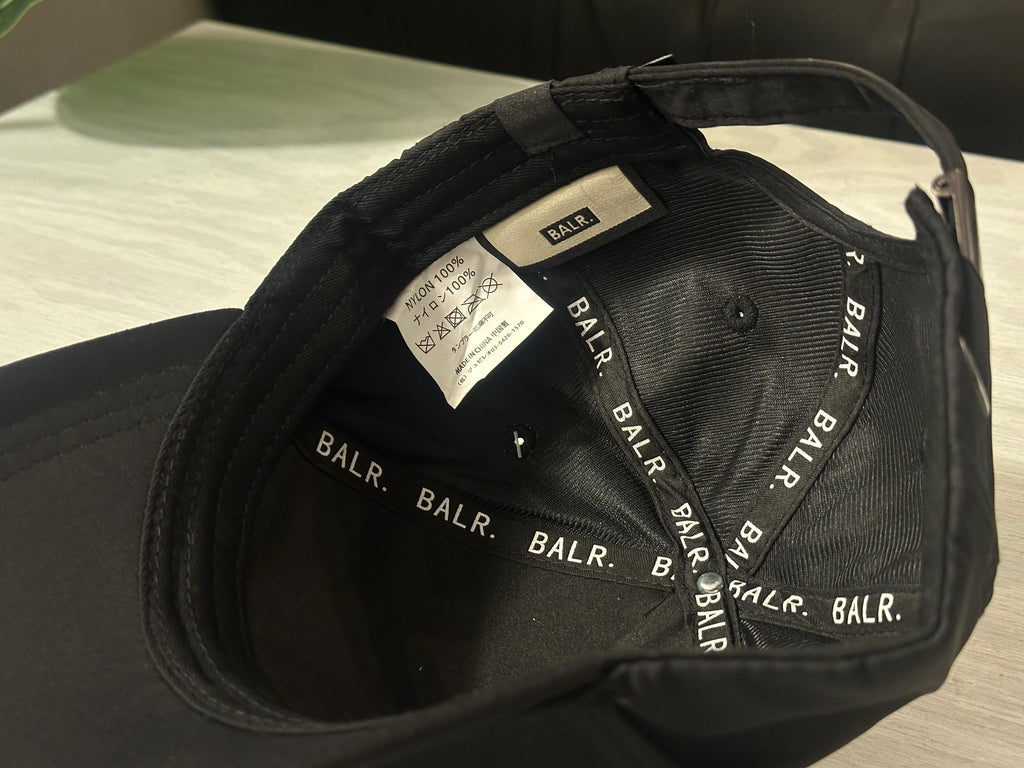 BALR. Baseball Cap - Metal Logo (Black)