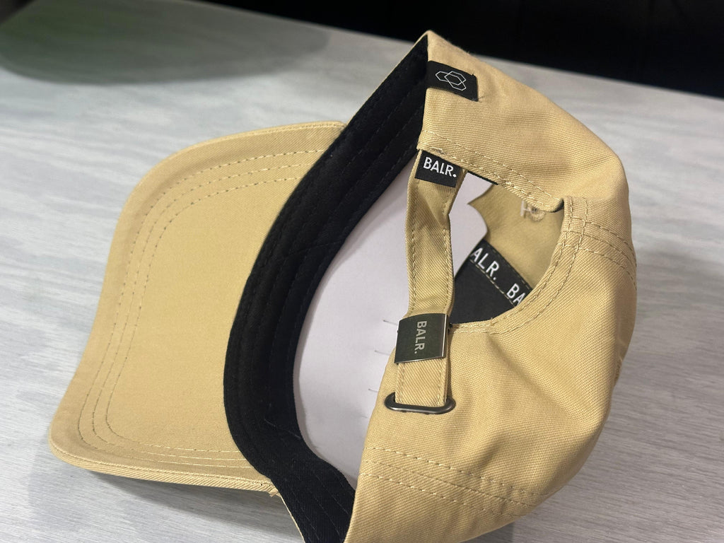 BALR.  Baseball Cap - Metal Logo (Beige)