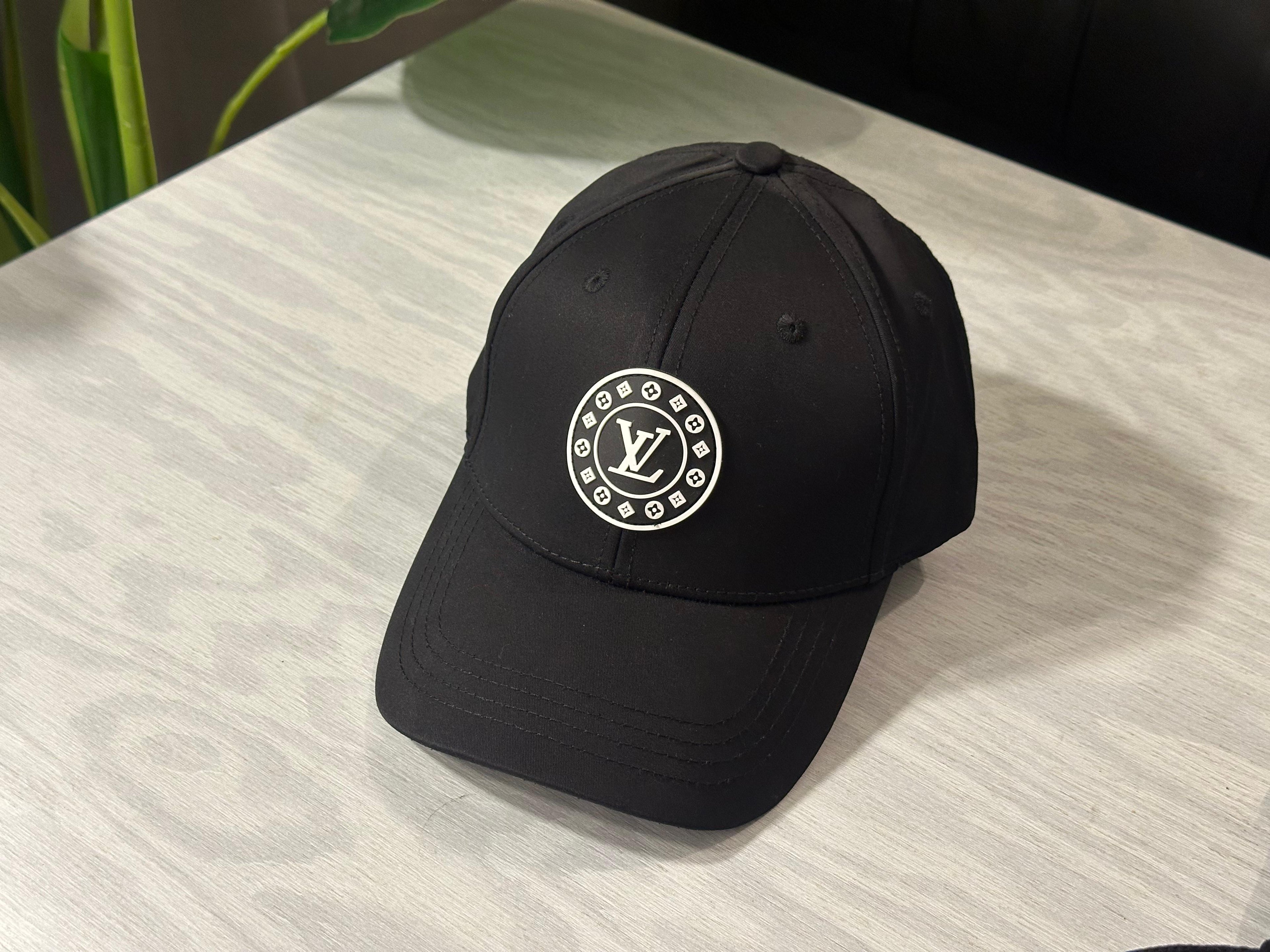 Louis Vuitton Signature Logo Patch Baseball Cap - Black