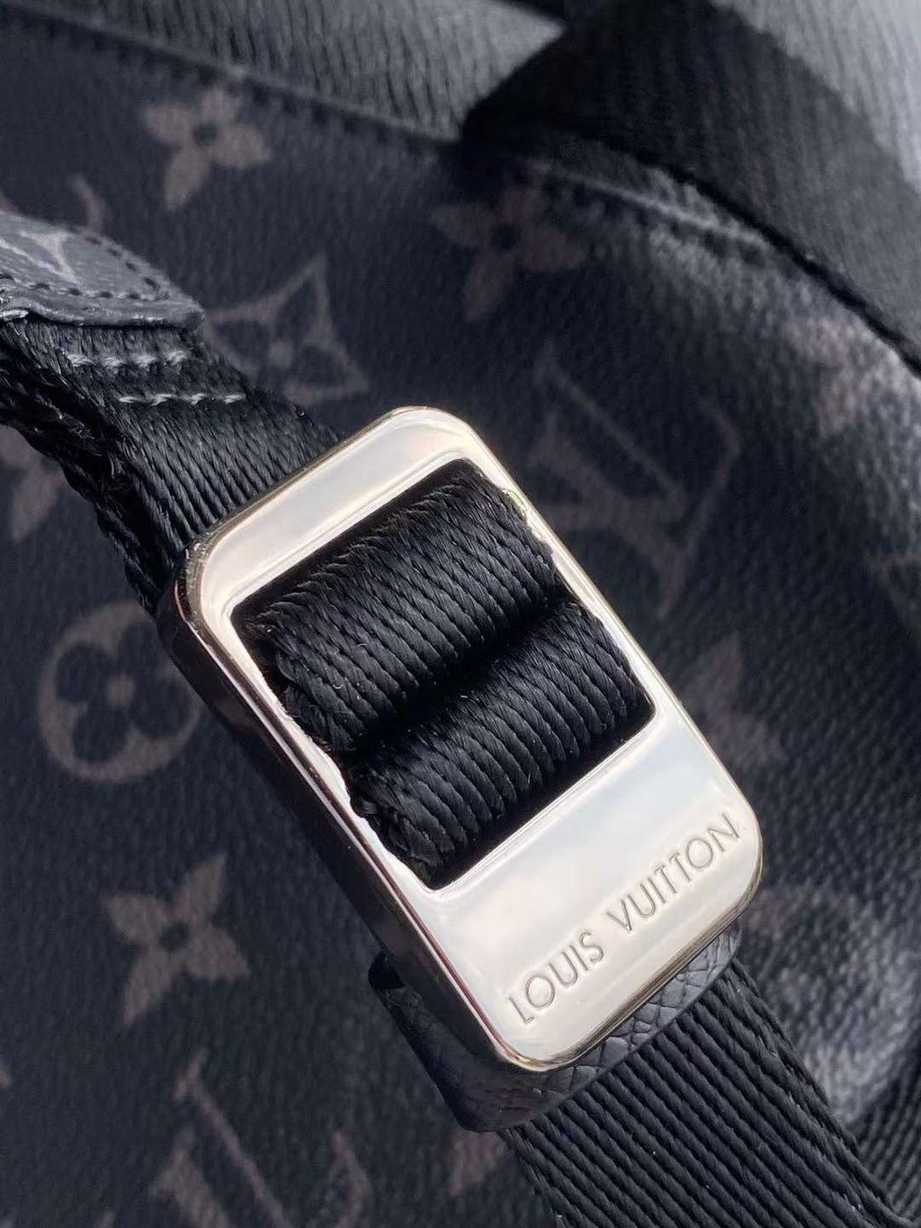 Louis Vuitton Monogram Eclipse Leather Backpack - Black