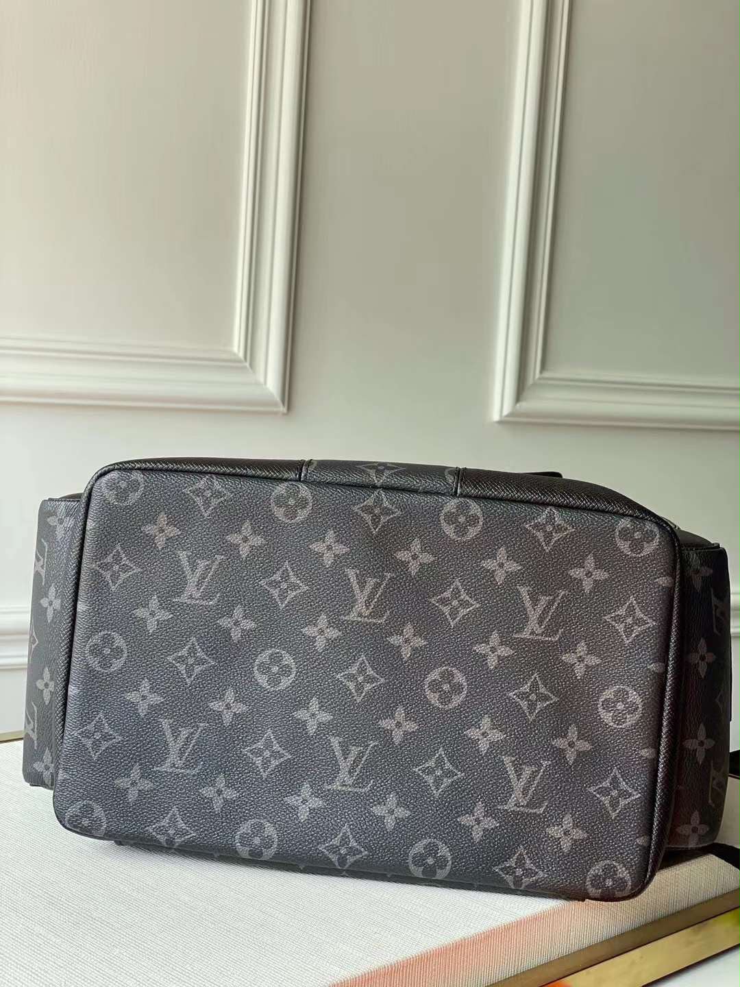 Louis Vuitton Monogram Eclipse Leather Backpack - Black