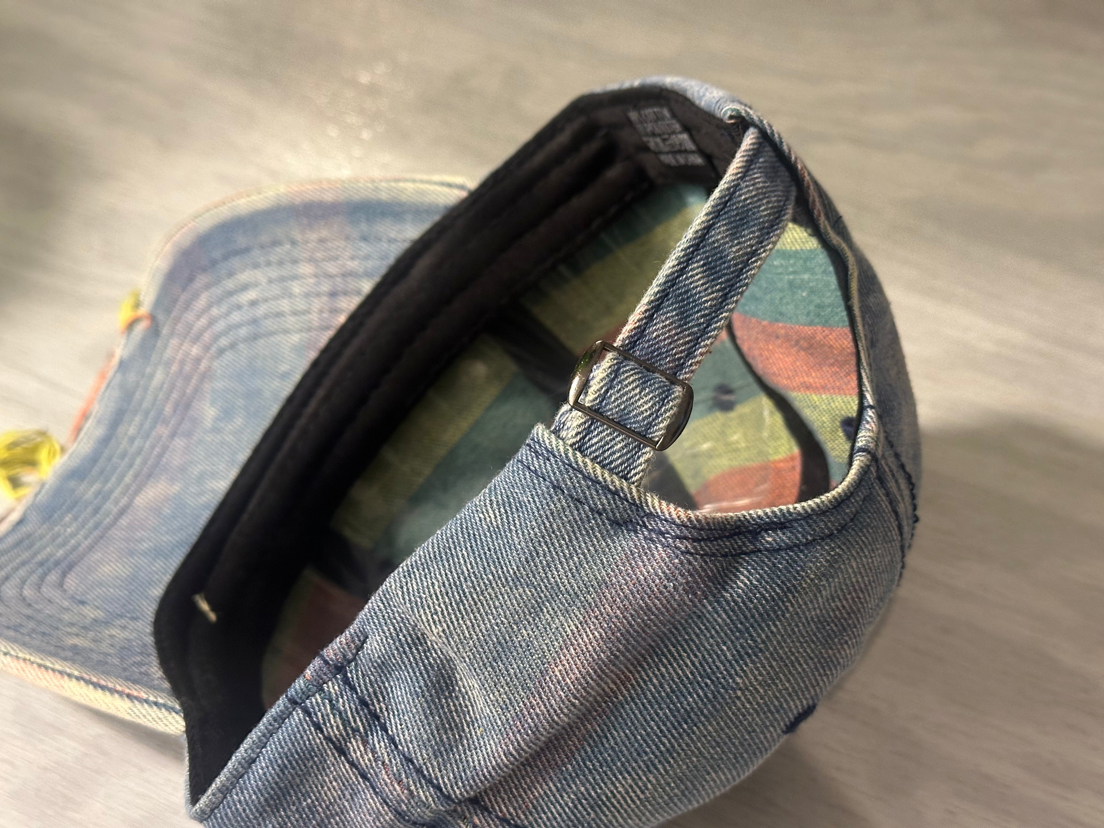 Cutting Cap -(Washed Denim)