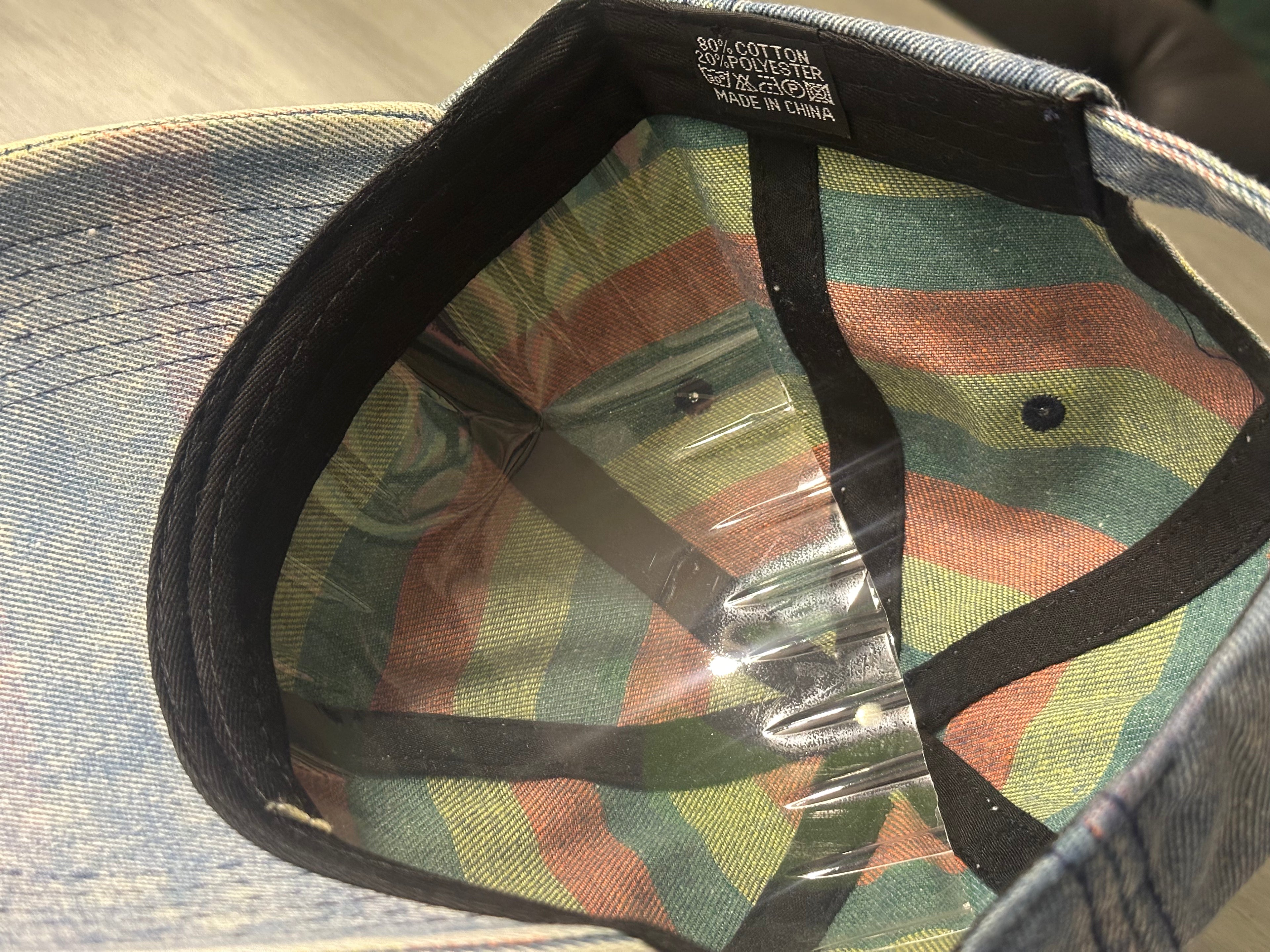 Cutting Cap -(Washed Denim)