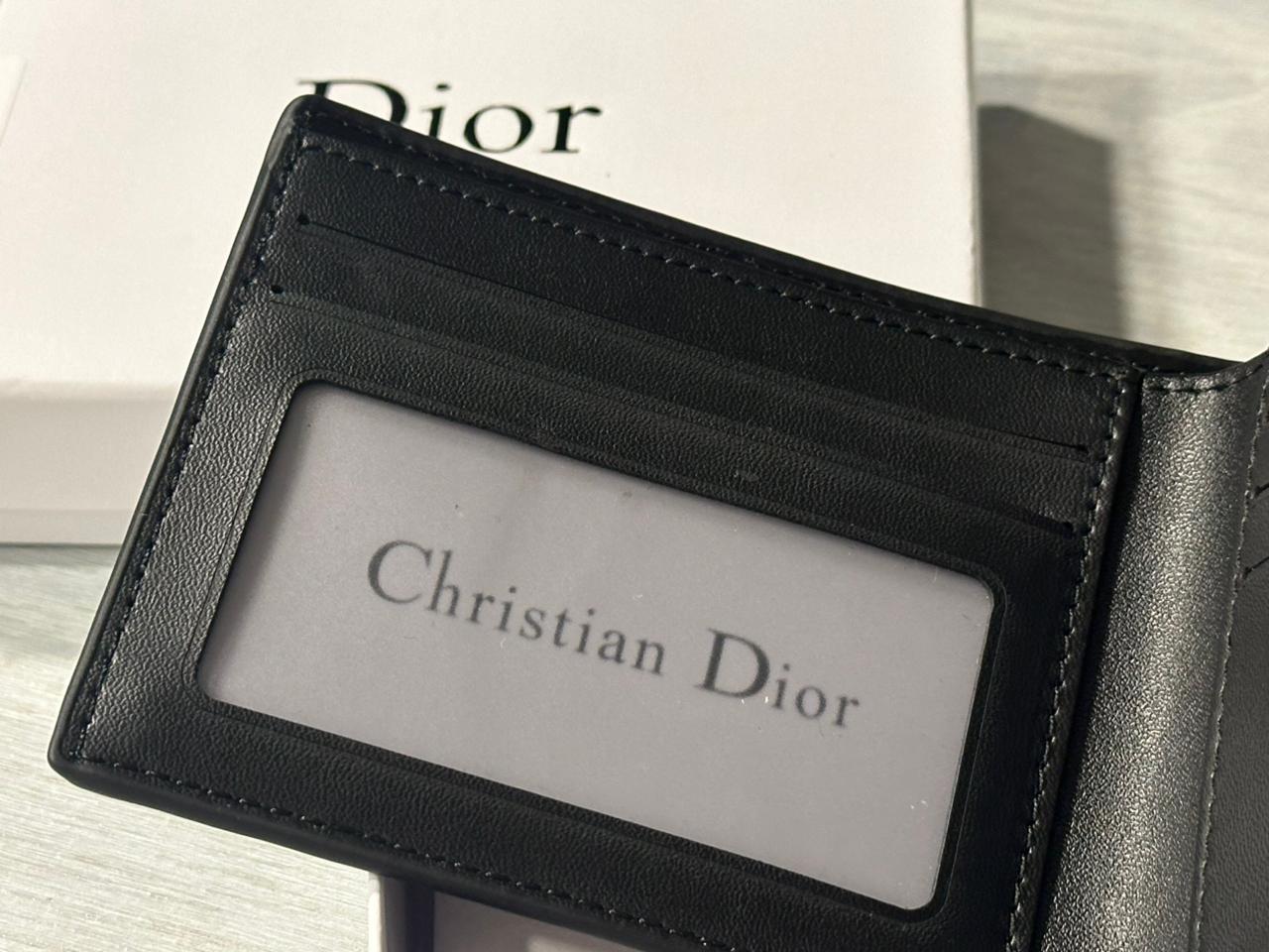 Dior Oblique Jacquard Wallet